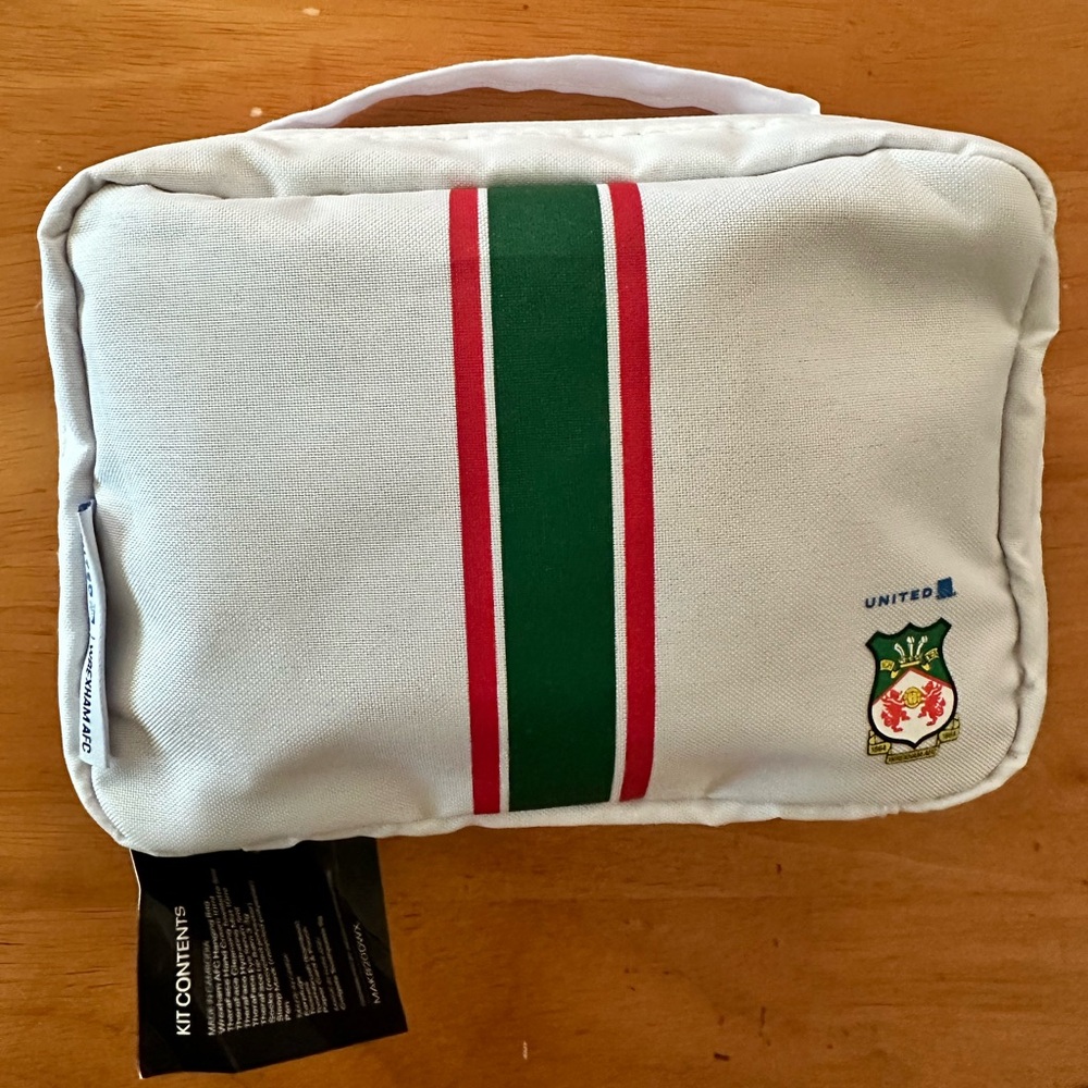 NWT Limited-Edition United x Wrexham AFC Amenity Kit
